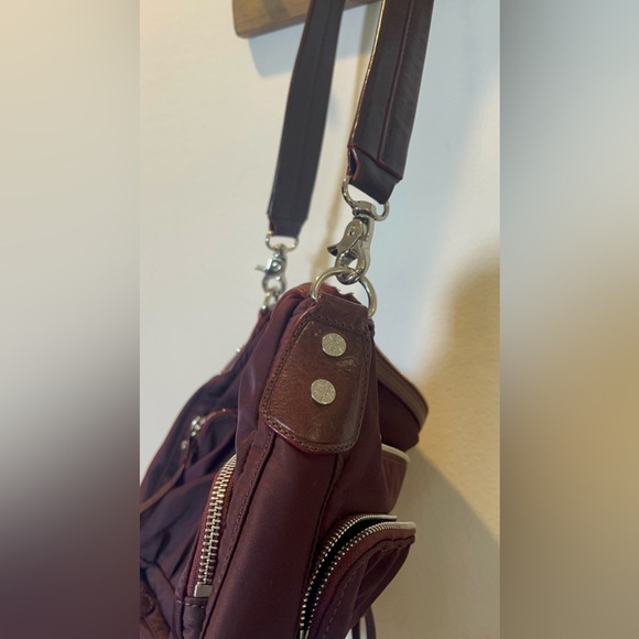 MZ Wallace Paige shoulder bag burgundy/wine color - Picture 5 of 10